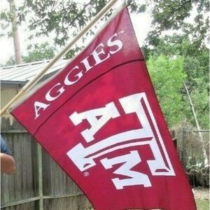 TEXAS A & M Authentic Aggie Flags College University 3x 5 W/Grommets NCAA 🏈